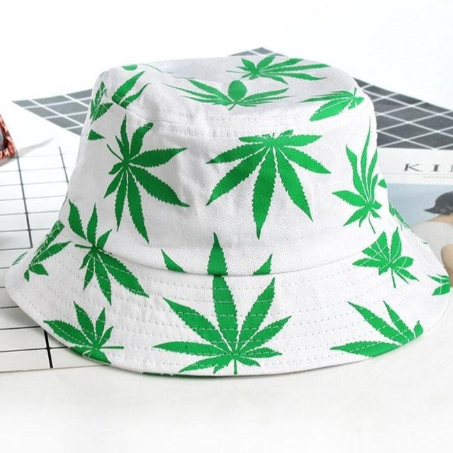 Bucket Hat Leaf Fishing Caps