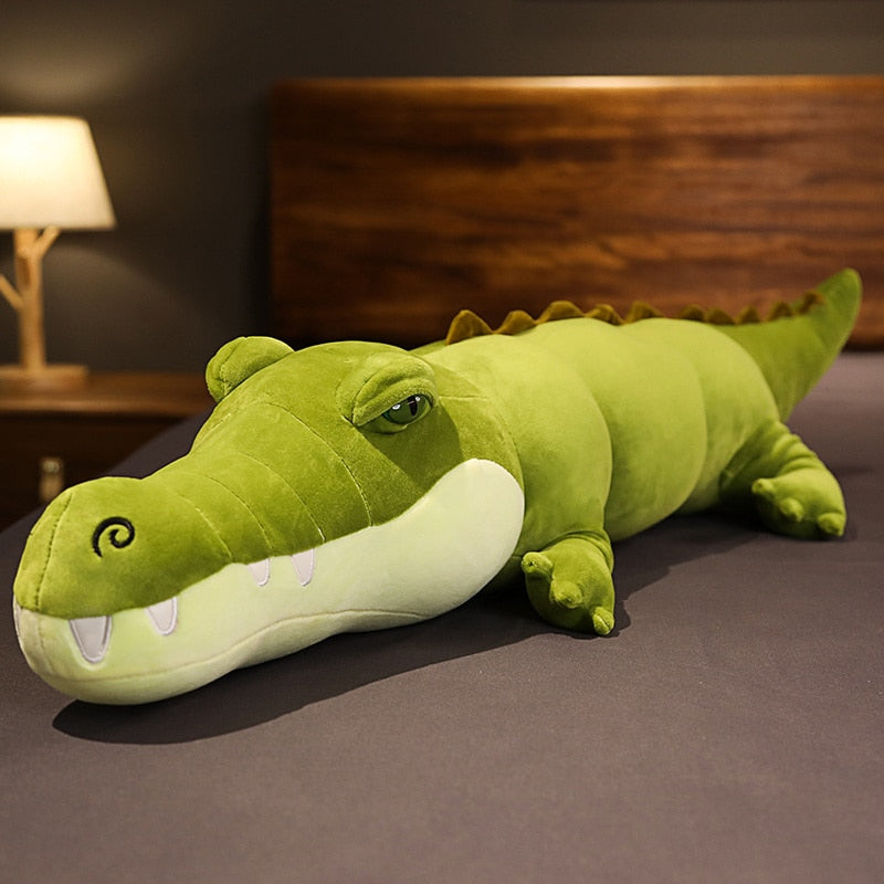 Large Crocodile Alligator  Stuffed PlushToy Pillow