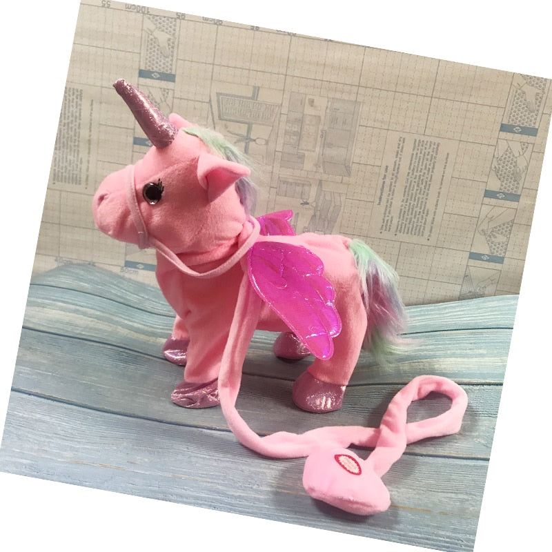 pink unicorn plush toy