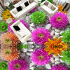 3D Floors  Mural Self-adhesive Flowers Cobblestone Plants - Goods Shopi