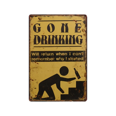 Home decor ideas metal sign wall hanging - Goods Shopi