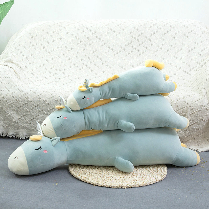 Giant Unicorn Sleeping Stuffed Pillow