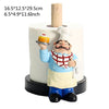 kitchen decor Paper Towel Holder Figurines Chef - Goods Shopi
