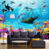 Underwater World Mural Wallpaper Kid Room