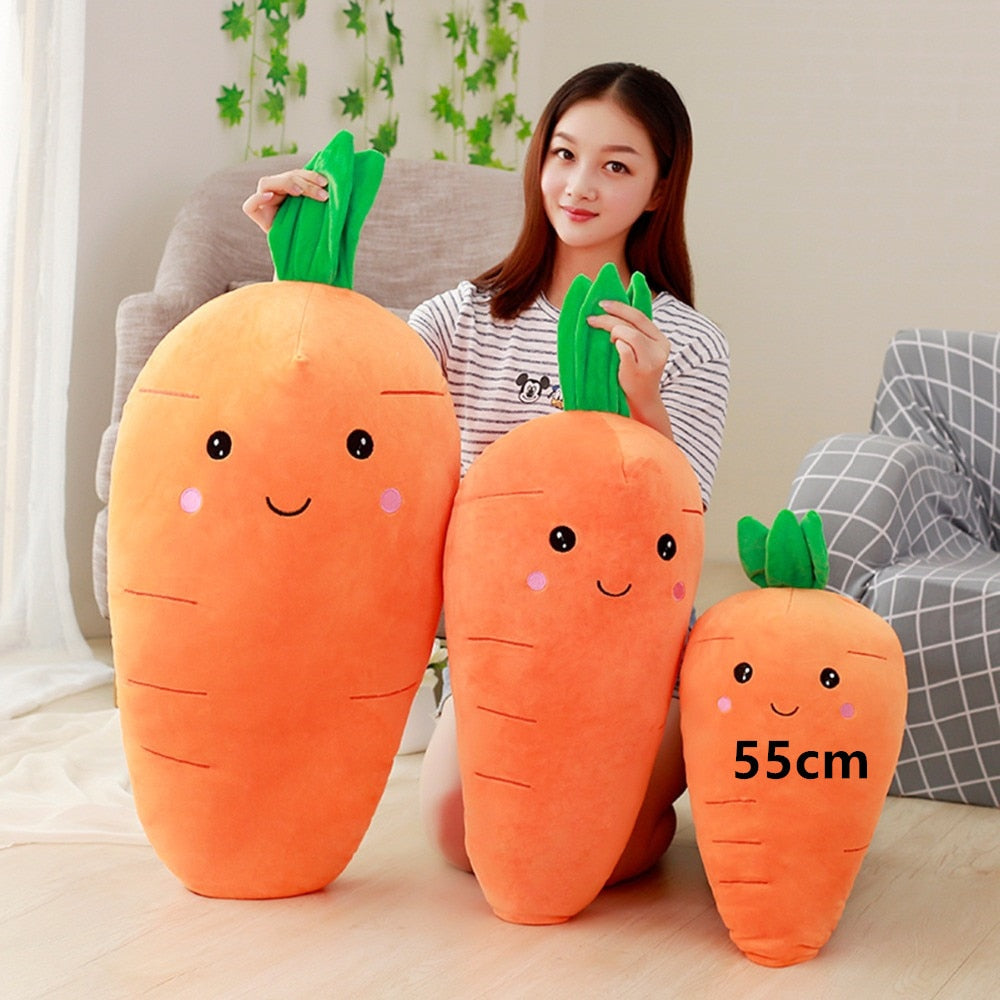 Giant Stuffed Carrot Plant Plush Toy Soft Pillow - Goods Shopi