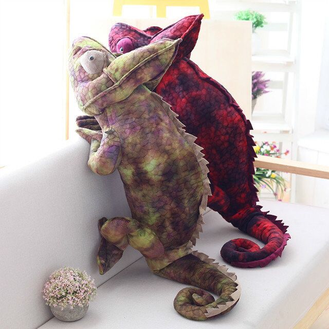 Lizard Chameleon Giant stuffed animals  Plush Toys - Goods Shopi