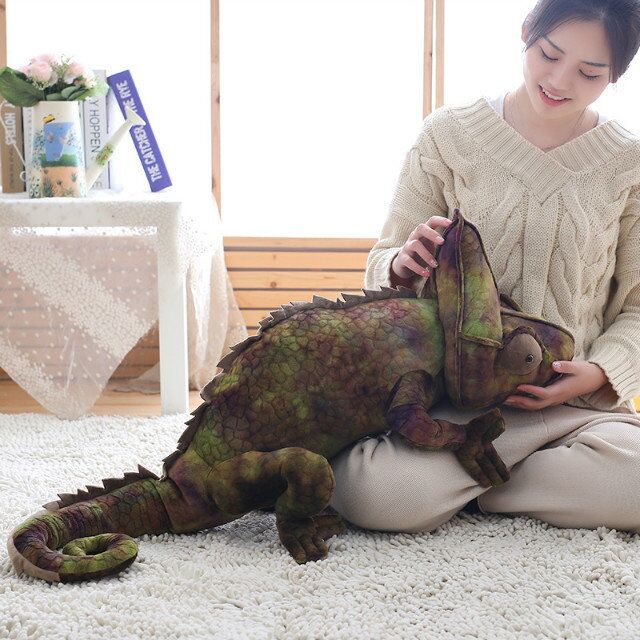 Lizard Chameleon Giant stuffed animals  Plush Toys - Goods Shopi