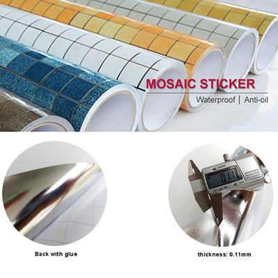 Kitchen Oil proof Stickers Mosaic Self Adhesive - Goods Shopi