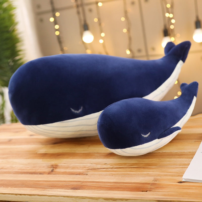 Giant stuffed animals Cuddly Whale Plush Toy - Goods Shopi