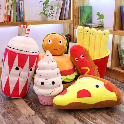 kawaii food plushies Stuffed Pillows Cushion - Goods Shopi