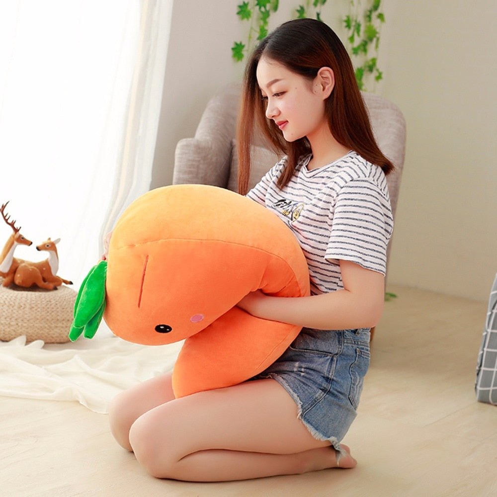 Giant Stuffed Carrot Plant Plush Toy Soft Pillow - Goods Shopi