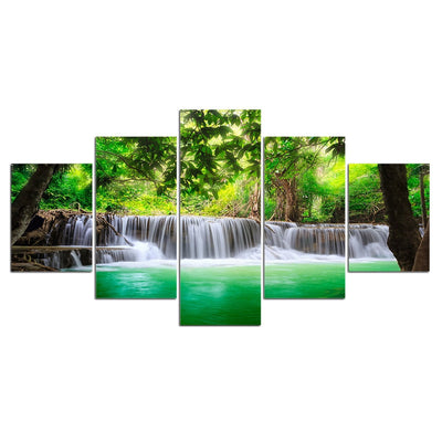 5-panel canvas print  tree scenery - Goods Shopi