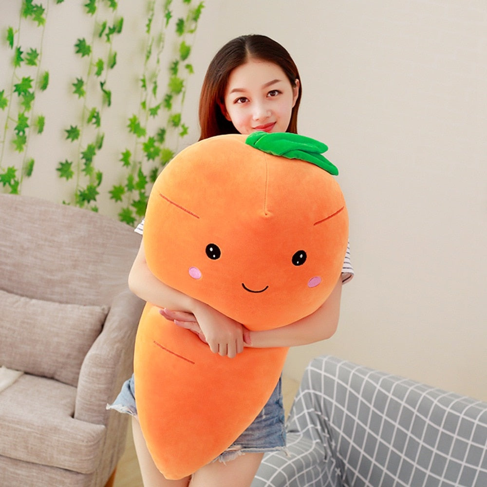 Giant Stuffed Carrot Plant Plush Toy Soft Pillow - Goods Shopi