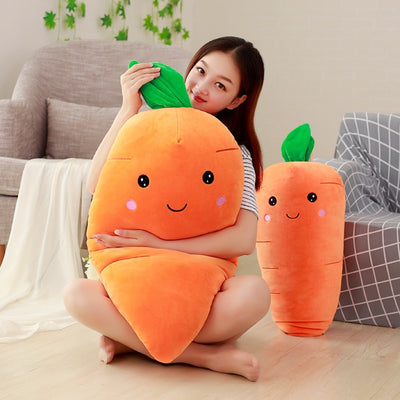 Giant Stuffed Carrot Plant Plush Toy Soft Pillow - Goods Shopi