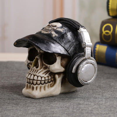 Skull Craft Headphone Statue Home Decor - Goods Shopi