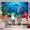 3D Mural Wallpaper Underwater World