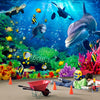 3D Mural Wallpaper Underwater World