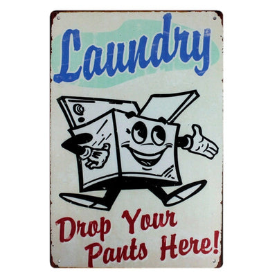 Farmhouse laundry sign Metal Wall  Decor - Goods Shopi