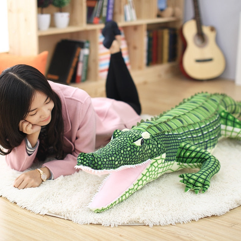 Giant  Stuffed Animal Alligator Plush Toy 