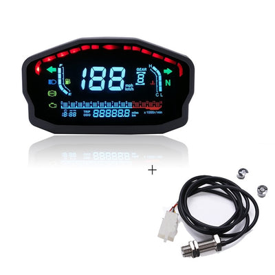 Universal Motorcycle LED Speedometer - Goods Shopi