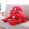 Kawaii Giant Stuffed Animal Red Crab Plush Pillow Soft Toy