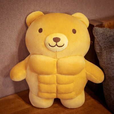 Muscle Stuffed Animal Lion Bear Pig Doll Plush dolls