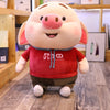 Kawaii Red Pig Stuffed Animal Doll Soft Pillow
