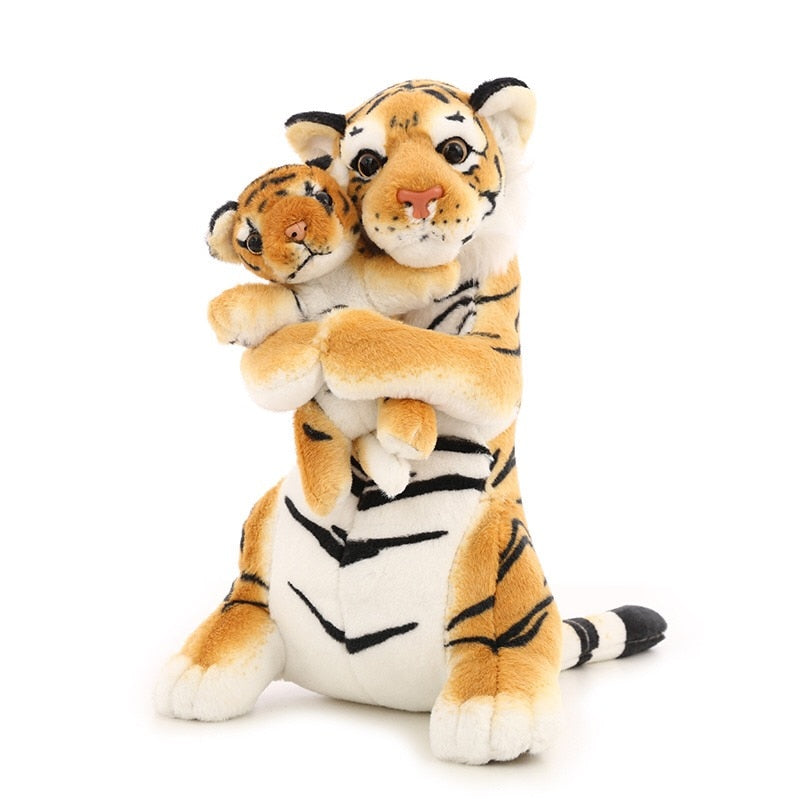 Cute Stuffed Animals Mother and Son Tiger Plush toys