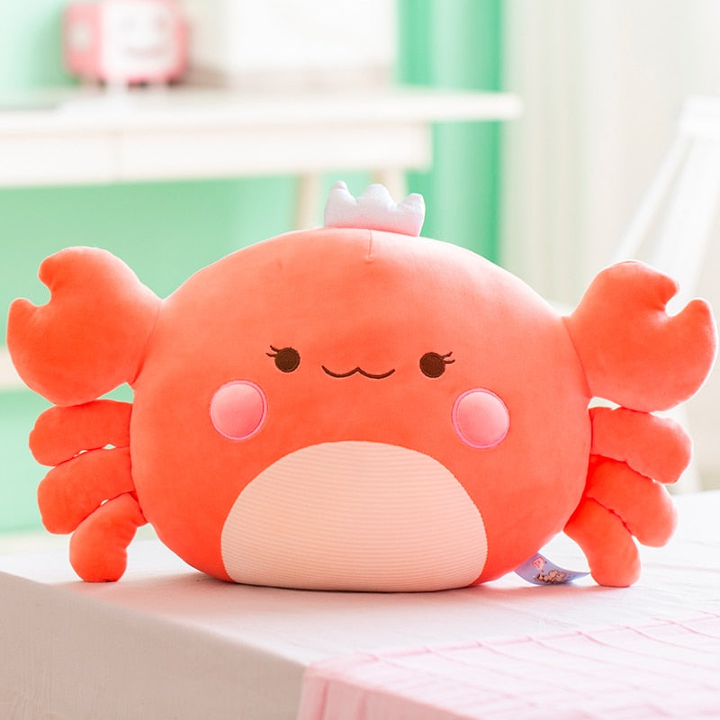 Giant Stuffed Animal  Crab Plush Throw Pillow