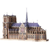 Metal 3D Puzzles Notre Dame Cathedral Paris Model Building Kits