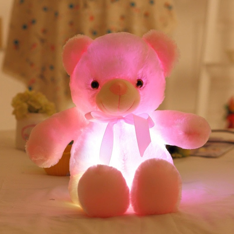 Teddy Bear Stuffed Animals Light Up  Plush Toy