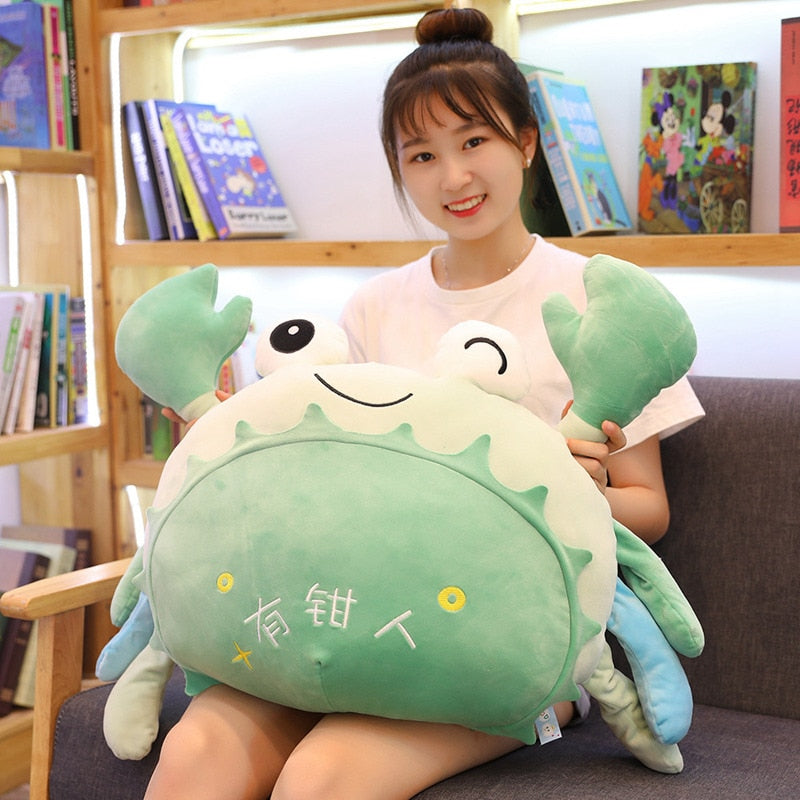 Cute Giant Stuffed  Crab Plush Pillows 