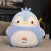 Kawaii Fat Stuffed Animal Chicken Bear Rabbit Penguin Piggy Dinosaur Plush Pillow