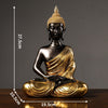 Gold Black Buddha Statue Home Decor