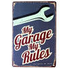 Garage man cave ideas Metal Tin Signs Wall Art - Goods Shopi