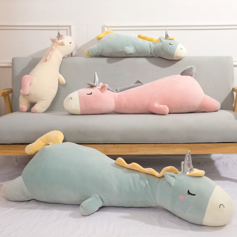 Giant Unicorn Sleeping Stuffed Pillow