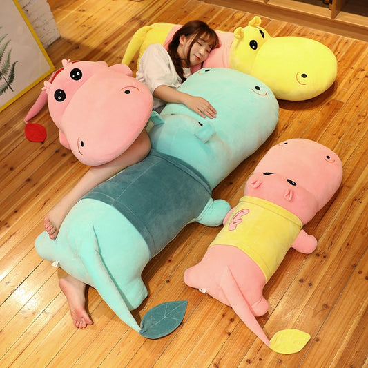 Giant Stuffed Animals Kawaii Hippo plush toy