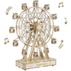 DIY Wooden Ferris Wheel Assembly Music Box  Building Kits