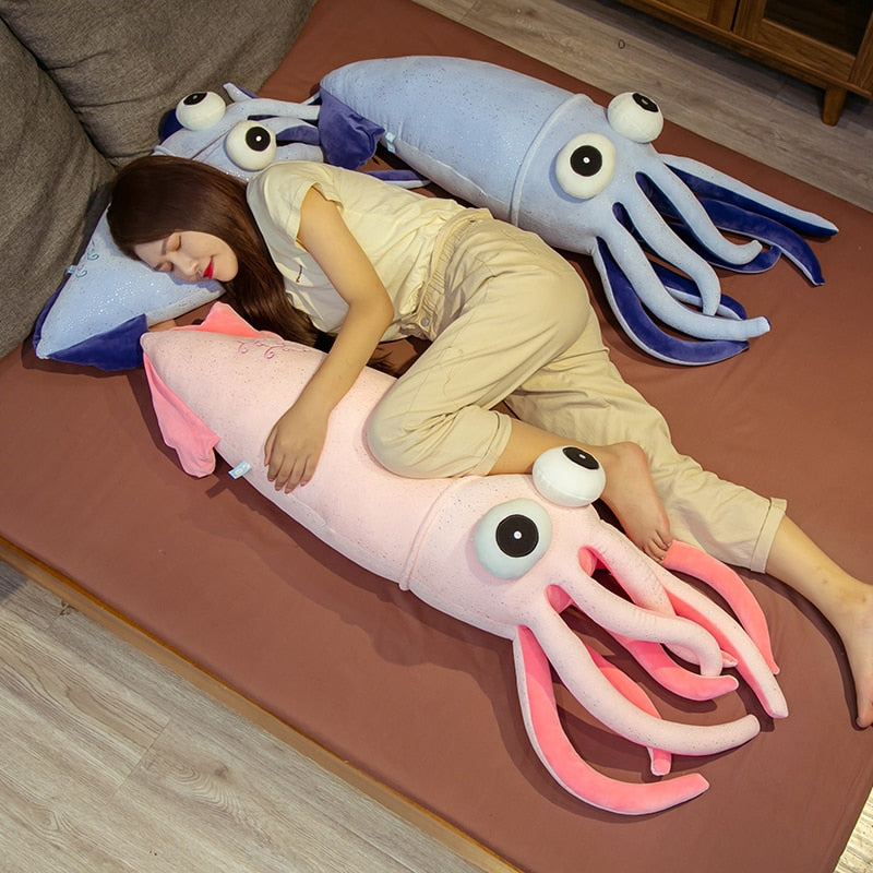 Giant Squid Stuffed Animals Plush toy Pillow