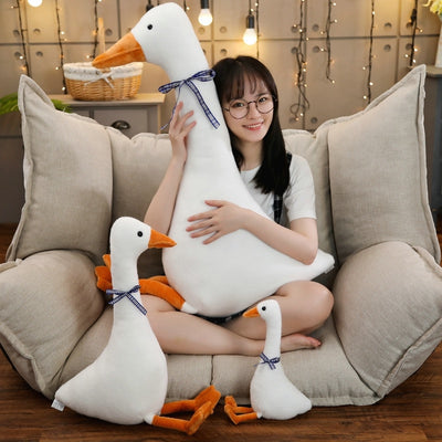 Giant Stuffed Animal white goose pillow  plush toy
