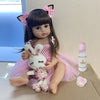 Reborn toddler girl doll 55CM