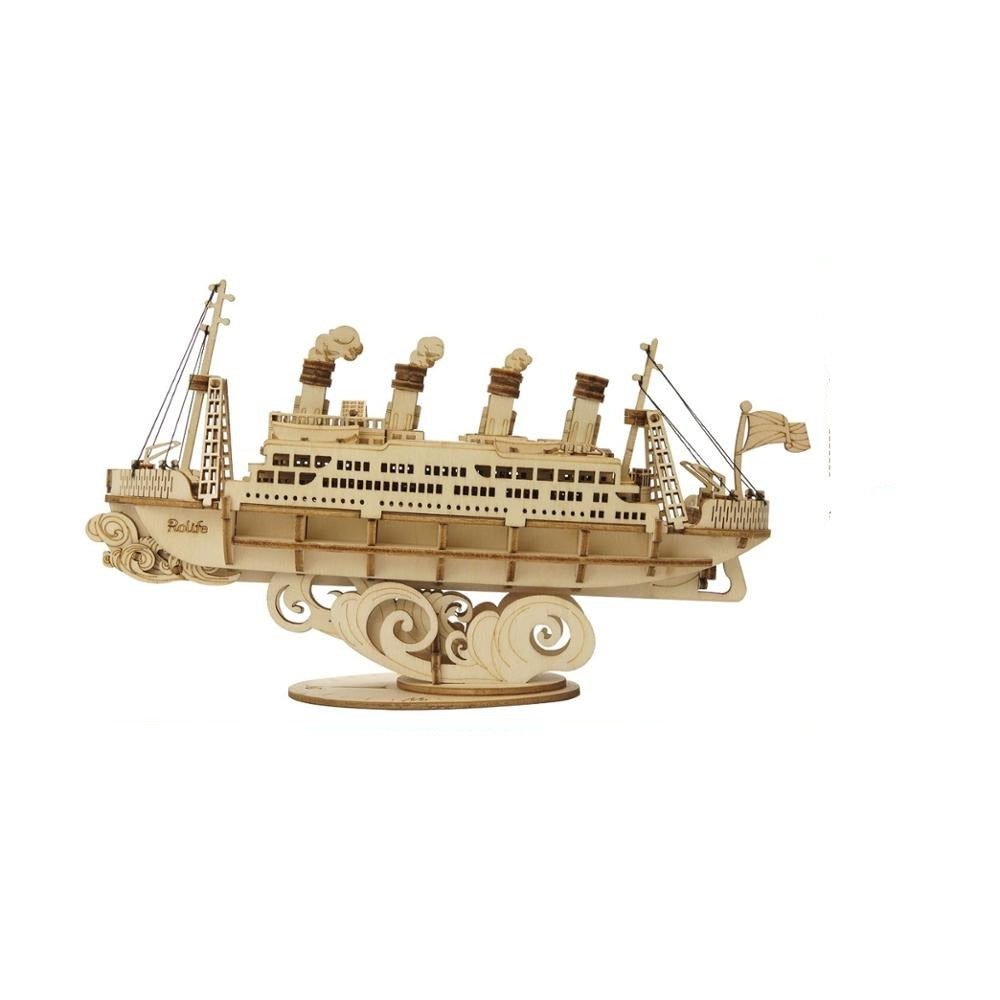 3D Wooden Puzzle 4 Kinds Vintage Sailing Ship