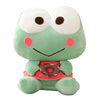 Cute Giant Stuffed Animals Frog with Donuts Plush Pillow
