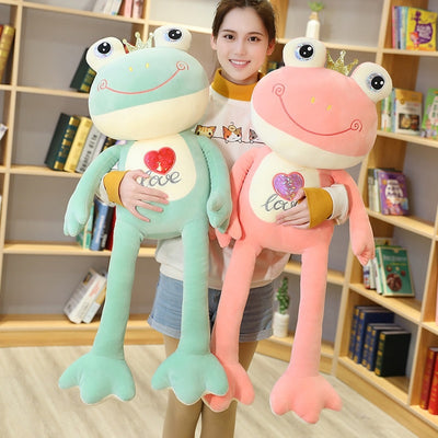 Cute Giant Stuffed Animals Frog Long legs Soft Plush