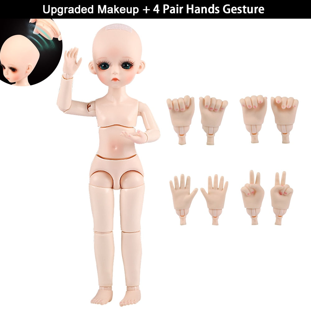 BJD Naked 30cm Ball Jointed Doll  Without Outfits