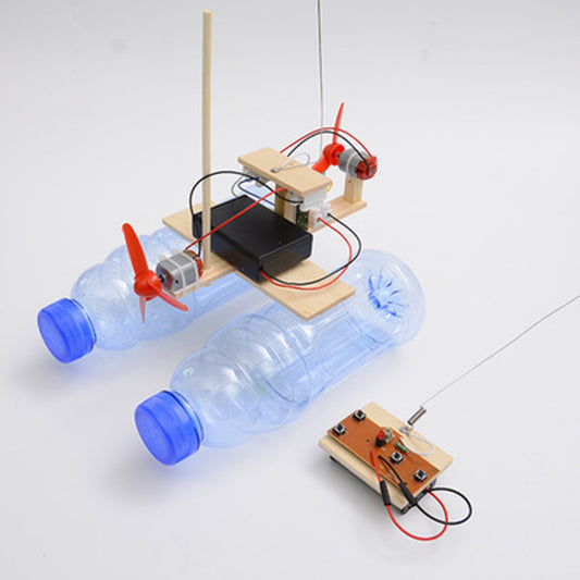 DIY Science Toy  Remote Control Airboat Kits