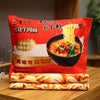 Kawaii Stuffed Food Pillow Blanket  Instant Noodles Plush Toy - Goods Shopi