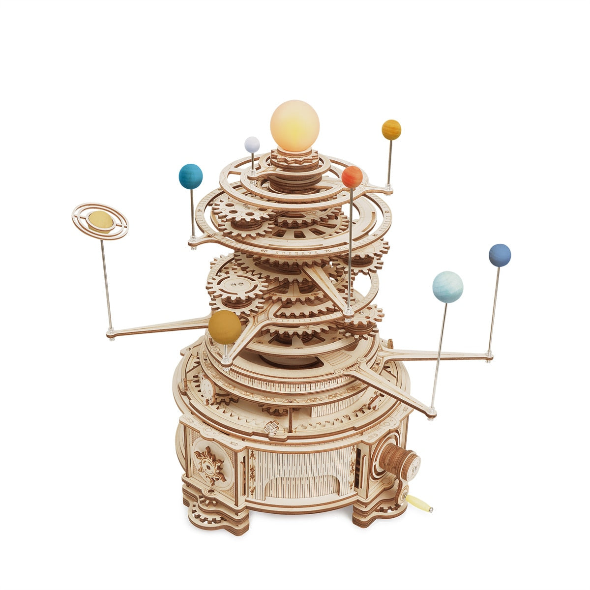 DIY 3D Wooden Puzzles Solar System Building Block Kits Toy