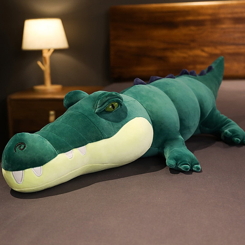 Large Crocodile Alligator  Stuffed PlushToy Pillow