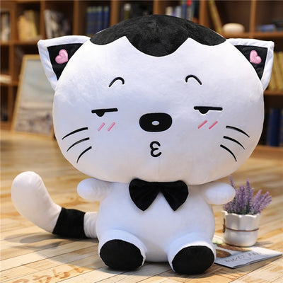 Cute Giant Stuffed Big Face Soft Cat Plush Toy Pillow